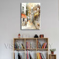 Modern Custom Street Scene Oil Painting On Canvas